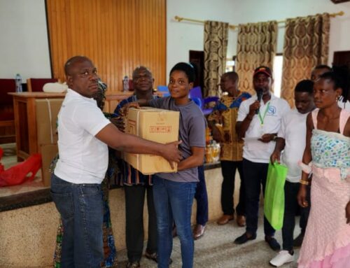 Presentation of 10 Sewing Machines to Beneficiaries of the Sustain International Vocational Skills Training Program at Mampong – Akuapem in the Eastern Region of Ghana